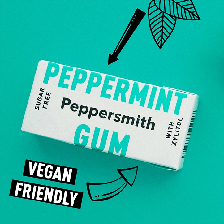 Peppersmith Sugar Free Peppermint Chewing Gum 15g